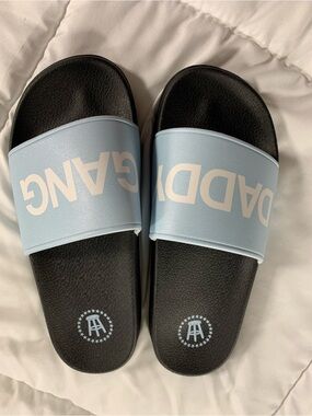 Preloved barstool "daddy gang" sandals size 7/8
